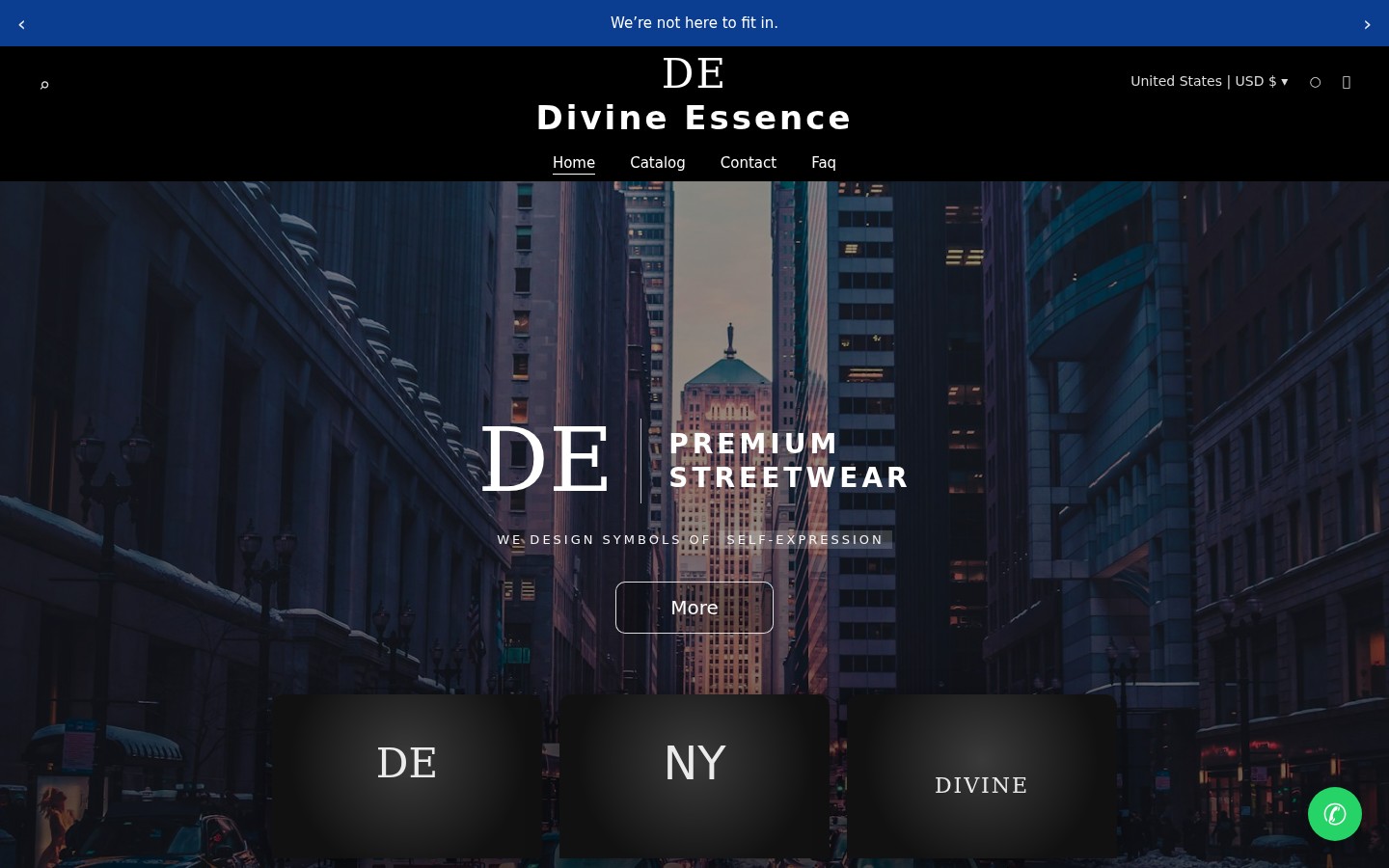 Divine Essence Premium Streetwear Store — Divine Essence